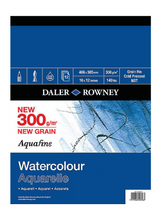 Daler Rowney Aquafine Watercolour Paper Pad Not Surface16 x 12 Inch - Al Masam Stationery LLC